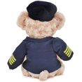 thumbnail image 3 of Lindo piloto de Peluche de capitán de avión de Juguete, Oso Uniforme, muñeco Suave de Juguete de Oso de Peluche, Regalo de cumpleaños para niños, 3 of 3