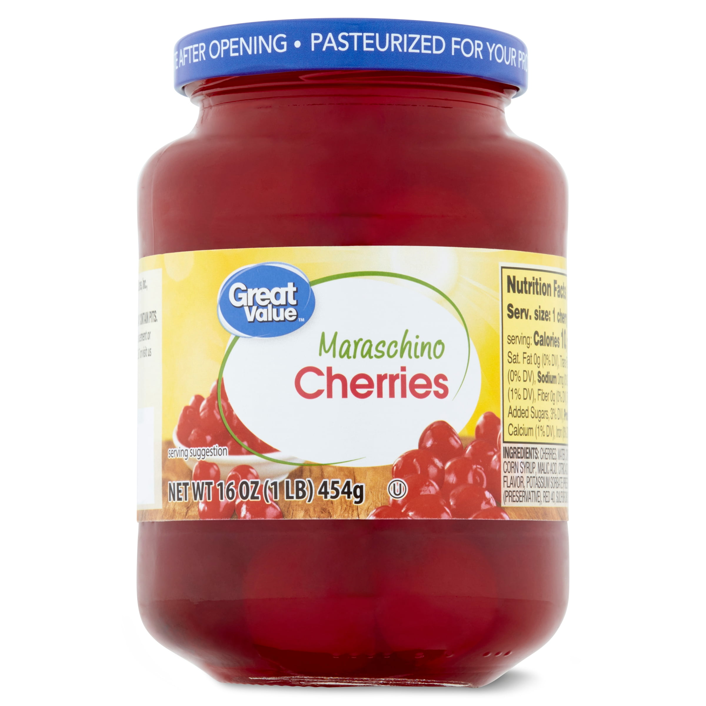 Great Value Maraschino Cherries, 16 oz