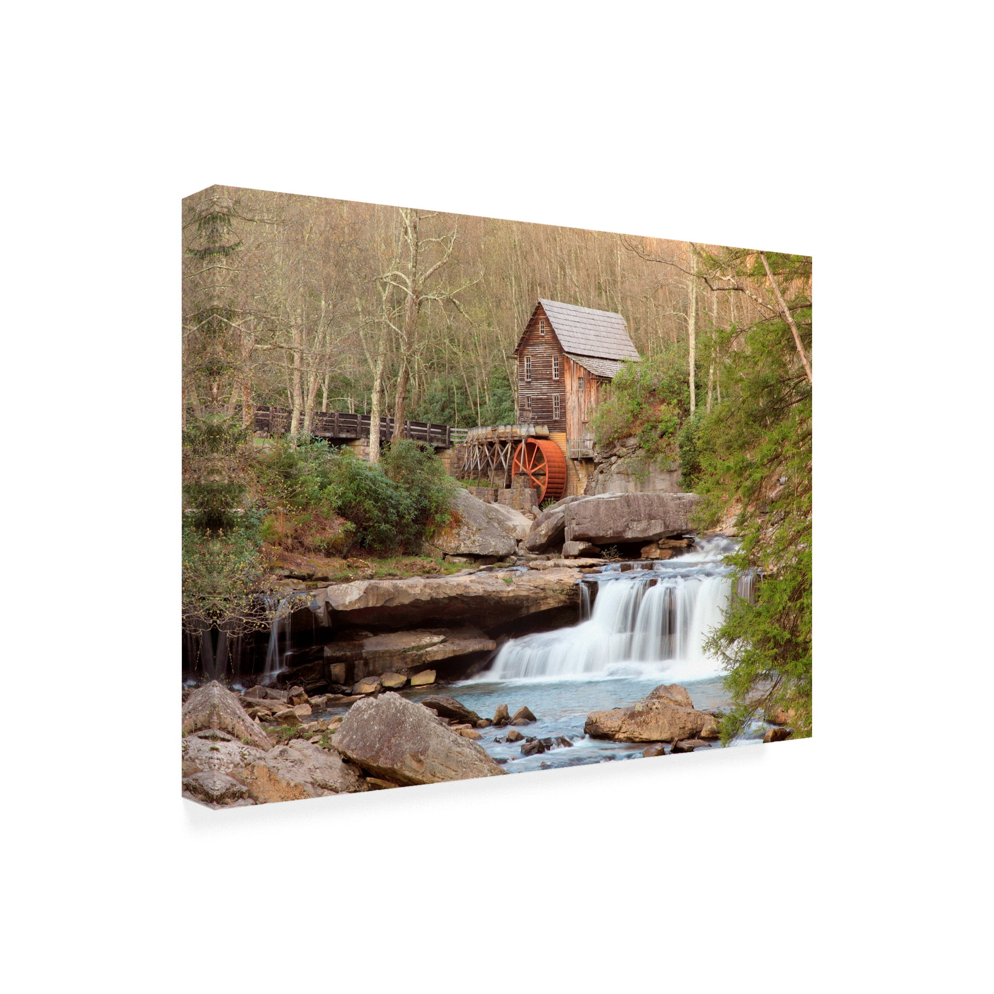 Trademark Fine Art 'Glade Creek Mill West Virginia' Canvas Art by Monte Nagler