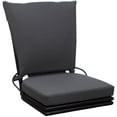 thumbnail image 4 of Outdoor or Indoor Extra Tall 34" Bar Stool Ofir without Arms - Dark Gray-Black, 4 of 8