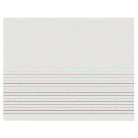 School Smart Long Way Story Book Paper for Grades 1 and 2, 11" x 8.5", White, Pack of 500