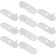 thumbnail image 1 of HUGFEGWE Shelf Support Pegs Shelf Bracket Pegs with Plastic for Kitchen Bookcase Shelf Cabinet Closet Shelf Pins Support Transparent 7mm 20PCS CJB91-25584, 1 of 4