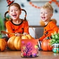 thumbnail image 5 of Halloween Candy Bucket with LED Light, Halloween Bags Halloween Bakset Reusable Pumpkin Candy Baskets Tote Bag for Kids Party Supplies Favors, 9.1"x9.4", 5 of 5