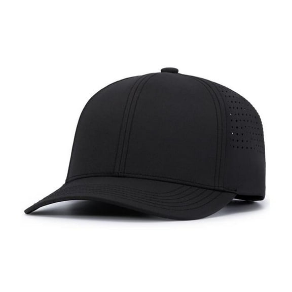 Pacific Headwear Lightweight Perforated Snapback Cap, Charcoal - One Size