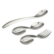 Nambe Baby Nambe Loop Spoon, Fork and Feeding Spoon 3-Piece Set