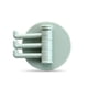 thumbnail image 1 of Advancent Gancho colgador autoadhesivo montado en la pared giratorio doble gancho ajustable sin perforaciones soporte decorativo accesorios para Organizadores de utensilios de cocina verde 5 piezas, 1 of 6