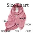 thumbnail image 3 of Lumtrix Tassel Scarf for Women and Men Winter Warm Long Scarves Large Travel Blanket Scarf Wrap E One Size, 3 of 5