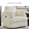 thumbnail image 5 of Signature Design by Ashley Tie-Breaker Ivory Swivel Glider Recliner, 5 of 15