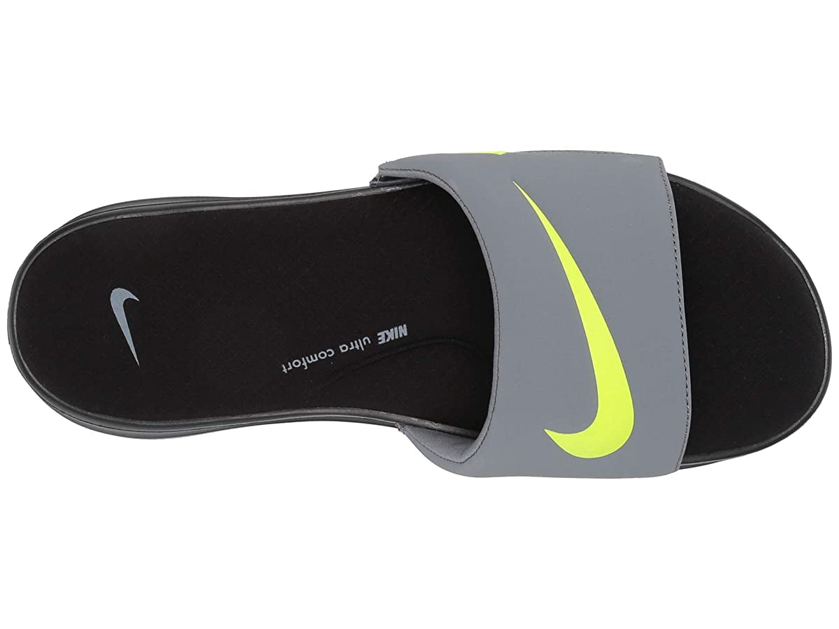 Nike Ultra Comfort 3 Slide Black/Volt/Cool Grey, Men's, Size: 12