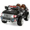 12V MP3 Kids Ride on Truck Car RC Remote Control, LED Lights, AUX and Music