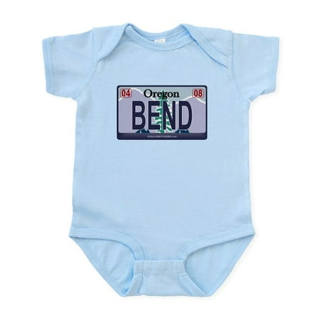 

CafePress - Oregon Plate BEND Infant Bodysuit - Baby Light Bodysuit Size Newborn - 24 Months