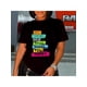 thumbnail image 1 of Camiseta de Verano para Mujer Suave Cuello Redondo1pc Women's Casual Round Neck T-Shirt with Colorful Slogan Print, Short Sleeve, Polyester Knit Fabric, Regular Length - Summer TopFather's Day, Moth, 1 of 7