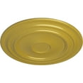 thumbnail image 3 of 32 5/8"OD x 1 1/2"P Giana Ceiling Medallion Rich Gold Finished, 3 of 6