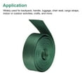 thumbnail image 4 of Uxcell Flat Nylon Webbing Strap 1 inch 4 Yards Green for Backpack, Luggage-rack, 4 of 6