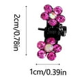 thumbnail image 3 of Jewelry VerPetridure Rhinestone Side Clip Small Hair Clip Hair Claw Sim-ple Bangs Clip Top Clip Hair, 3 of 4