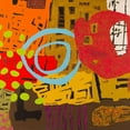 thumbnail image 3 of Downs 15x15 Black Modern Framed Museum Art Print Titled - Conversations in the Abstract #28, 3 of 5