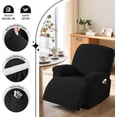 thumbnail image 3 of XUELC Lounge chair elastic single seat shaker velvet waterproof chair cover soft sofa with elasticized furniture protection cover, 3 of 8