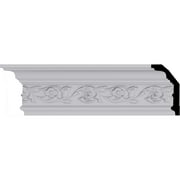 5 1/8"H x 2 7/8"P x 6"F x 94 1/2"L Springtime Crown Moulding