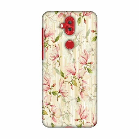 Honey Silver Snap (Asus Zenfone 5 Lite ZC600KL Case - Flowers and buds- Honey, Hard Plastic Back Cover, Slim Profile Cute Printed Designer Snap on Case with Screen Cleaning)