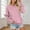 Light Pink, variant on Women's V Neck Pullover Sweatshirt Soft Long Sleeve Casual Tops For Daily Wear And Sports Comfortable Loose Fit Winter Clothing With Pockets Womens Tops Bottom plus Size Blouse Junior Girls Hoodie