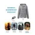 thumbnail image 4 of Rosvigor Womens Waterproof Raincoat Lightweight Rain Jackets Windproof Hooded Jacket with Pockets, 4 of 5