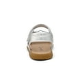 thumbnail image 4 of Dream Pairs Toddler/Little Kid Girls Sandals Fashion Bow Summer Shoes KSD213 SILVER Size 12 little kid, 4 of 5