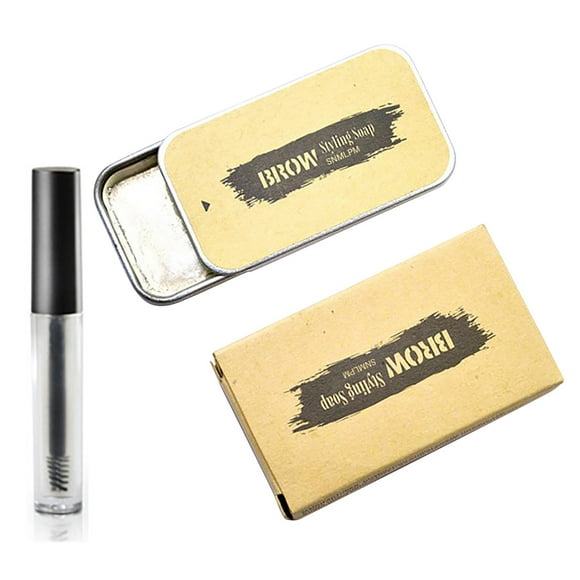 Wuztai Deals 90% off BROW Feathery Brows Makeup Gel Soap Brows Long Lasting Eyebrow Cream Clearance