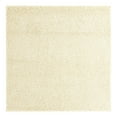 thumbnail image 3 of Unique Loom Comfort Solid Shag Collection Area Rug - Solace (7' Square Pure Ivory), 3 of 7