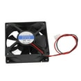thumbnail image 4 of Ventilador de Refrigeracia de Cpu de 80 mm, Conector Silencioso de 3 Pines de 80 x 80 x 25 mm, Ventilador de Refrigeración de PC de Fácil Instalácido, Para Chasis de, 4 of 7