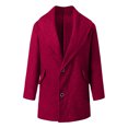thumbnail image 6 of Usmixi Weekly Deals 2023 Wool Coat for Women Trench Jackets for Women Plus Size Casual Solid Open Front Cardigan Outwear Long Sleeve Lapel Comfy Woolen Outerwear with Pocket Winter Wool Coat, 6 of 7