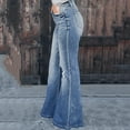 thumbnail image 2 of Vedolay High Waisted Jeans for Women Ripped Jeans Distressed Skinny Stretchy Denim Pants,Blue M, 2 of 5
