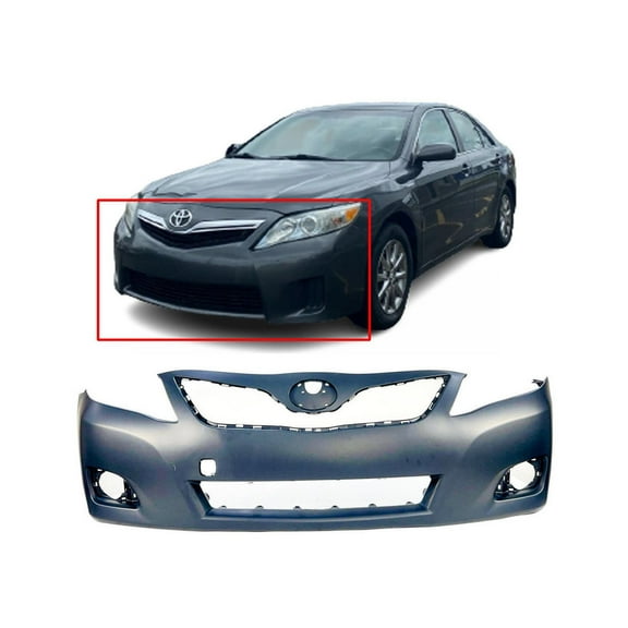 DCP Front Bumper Cover For 2010-2011 Toyota Camry Primed TO1000357