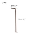 thumbnail image 2 of Unique Bargains T27 Anti-Inviolable Torx Star Clé Bit Clé, en Forme de L 5,71 Pouces de Long Bras, S2 Acier 2 Pack, 2 of 5