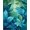 Blue, Pattern 7, variant on ODIKA 4'x6' Tropical Multi Color Hallway Use Washable Area Rug Pet Friendly, Kids Safe, Non-Shedding for Bedroom, Reading Nook