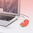 thumbnail image 2 of Leodye 1PCS Fruit-shaped 3-port USB Hub Charging & Data Transfer Design Laptop Desktop Multifunctional Splitter Accessory -11.81 inches, 2 of 6