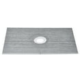 thumbnail image 4 of KFFKFF 60"x38" Waterproofing Shower Curb Tray Kit w/ Central Drain Thickened, 4 of 8