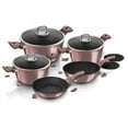 thumbnail image 6 of Kitchen Cookware Set 10-Piece Metallic with Ergonomic Soft-Touch Handle by Berlinger Haus, 6 of 51