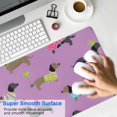 thumbnail image 4 of Long Mouse Pads for Desk,Cute Cartoon Dachshund Desk Mats on Top Of Desks, Desk Mouse Pad Extra Large with 3mm Non-Slip Base and Stitched Edge for Gaming,Office,Work,Home 31.5"x11.8", 4 of 6