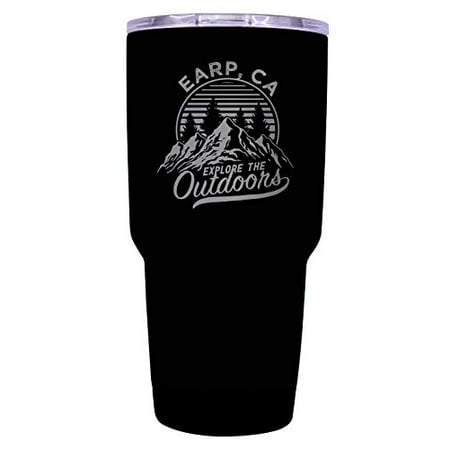 

Earp California Souvenir Laser Engraved 24 oz Insulated Stainless Steel Tumbler Black