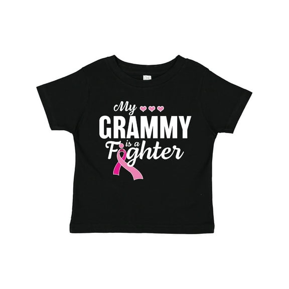 Inktastic Breast Cancer Awareness My Grammy is a Fighter Boys or Girls Toddler T-Shirt