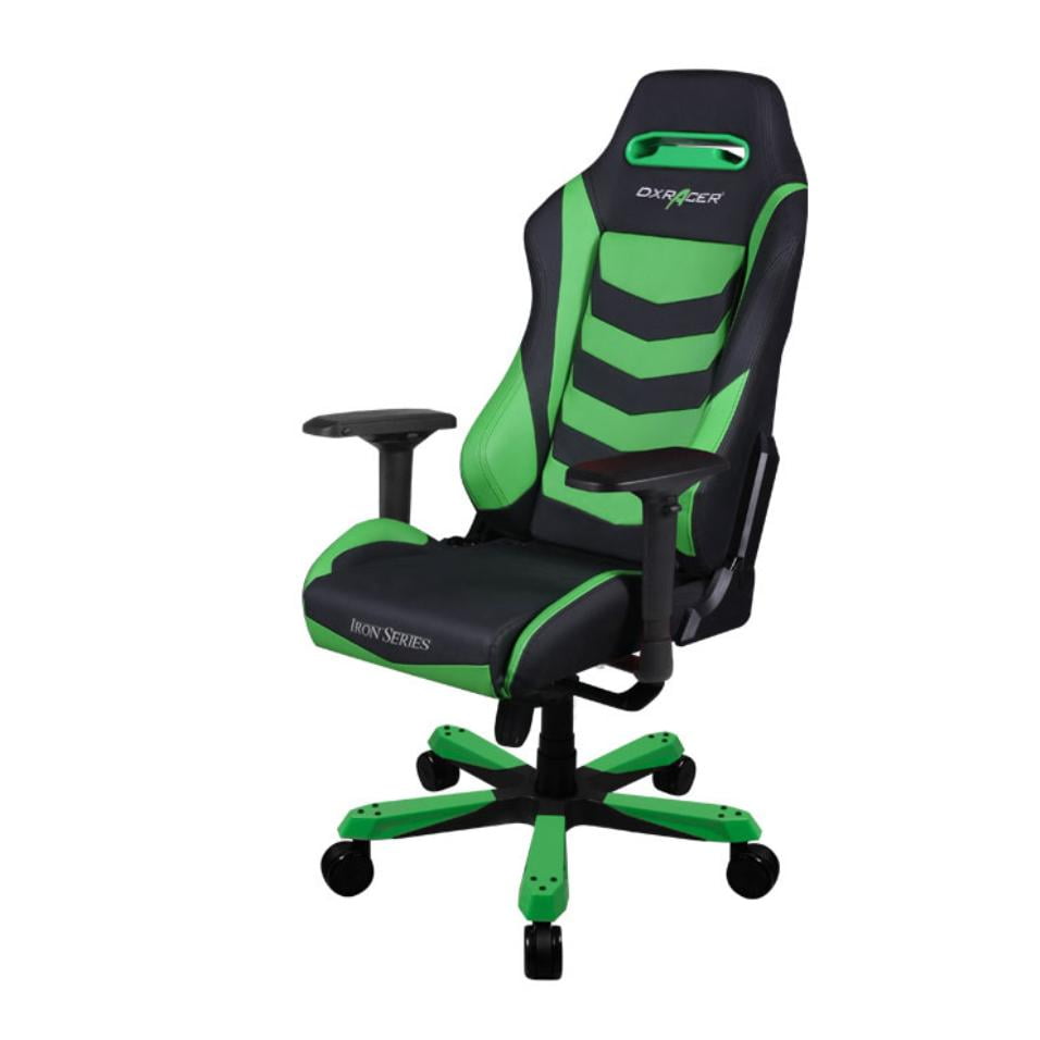 Dxracer Iron Series Oh Is166 Ne Black And Green Gaming Chair