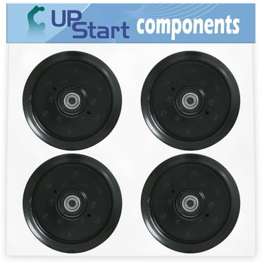 4-Pack 532196106 Idler Pulley Replacement for Craftsman 917253220 Lawn Tractor - Compatible with 196106 197379 Pulley