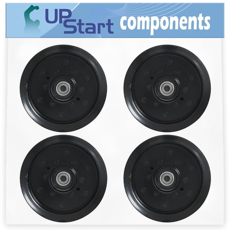 4-Pack 532196106 Idler Pulley Replacement for Craftsman 917204030 Lawn Tractor - Compatible with 196106 197379 Pulley
