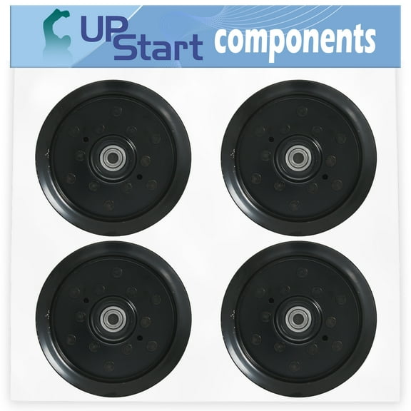 4-Pack 532196106 Idler Pulley Replacement for Craftsman 917204030 Lawn Tractor - Compatible with 196106 197379 Pulley