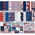 thumbnail image 2 of Inkdotpot I Love America Collection Double,Sided Scrapbook Paper Kit Cardstock 12"x12" Card Making Paper Pack Of With Sticker Sheet - 16 Pages - Multicolor, 2 of 4
