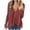 Wine, variant on Tops Blouses Cap Sleeve Sweatshirt for Women Solid Color Bubble Fall Loose Button Long Sleeve Sweatshirt