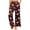 Multicolor, variant on Riecok Womens Pajama Pants Christmas Elastic Waist Straight Leg Lounge Pants Cute Print Trendy Casual Pajama Bottoms Multicolor 3XL