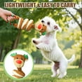 thumbnail image 3 of Christmas Brown Plush Spiral Snake Dog Toy – Holiday Gift for Small & Medium Dogs, Interactive Toy, 13.78 Inch, Soft & Durable, 3 of 7