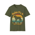 thumbnail image 2 of Funny Newfoundland Dog Newfie Owner Retro Art Unisex Softstyle T-Shirt, 2 of 8