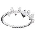 thumbnail image 4 of Compromiso Boda 8 Jinwen Anillo de boda con diamantes de imitación, 4 of 8